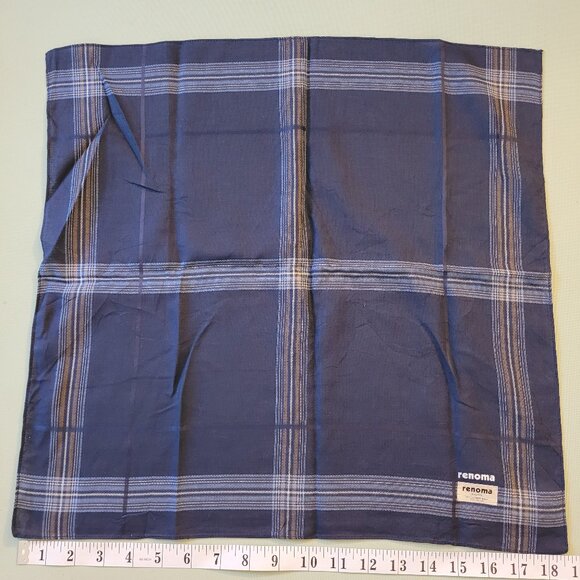 3 Designer Handkerchief Bundle Dunhill Ungaro Renoma Paris 18-19" - Picture 1 of 8